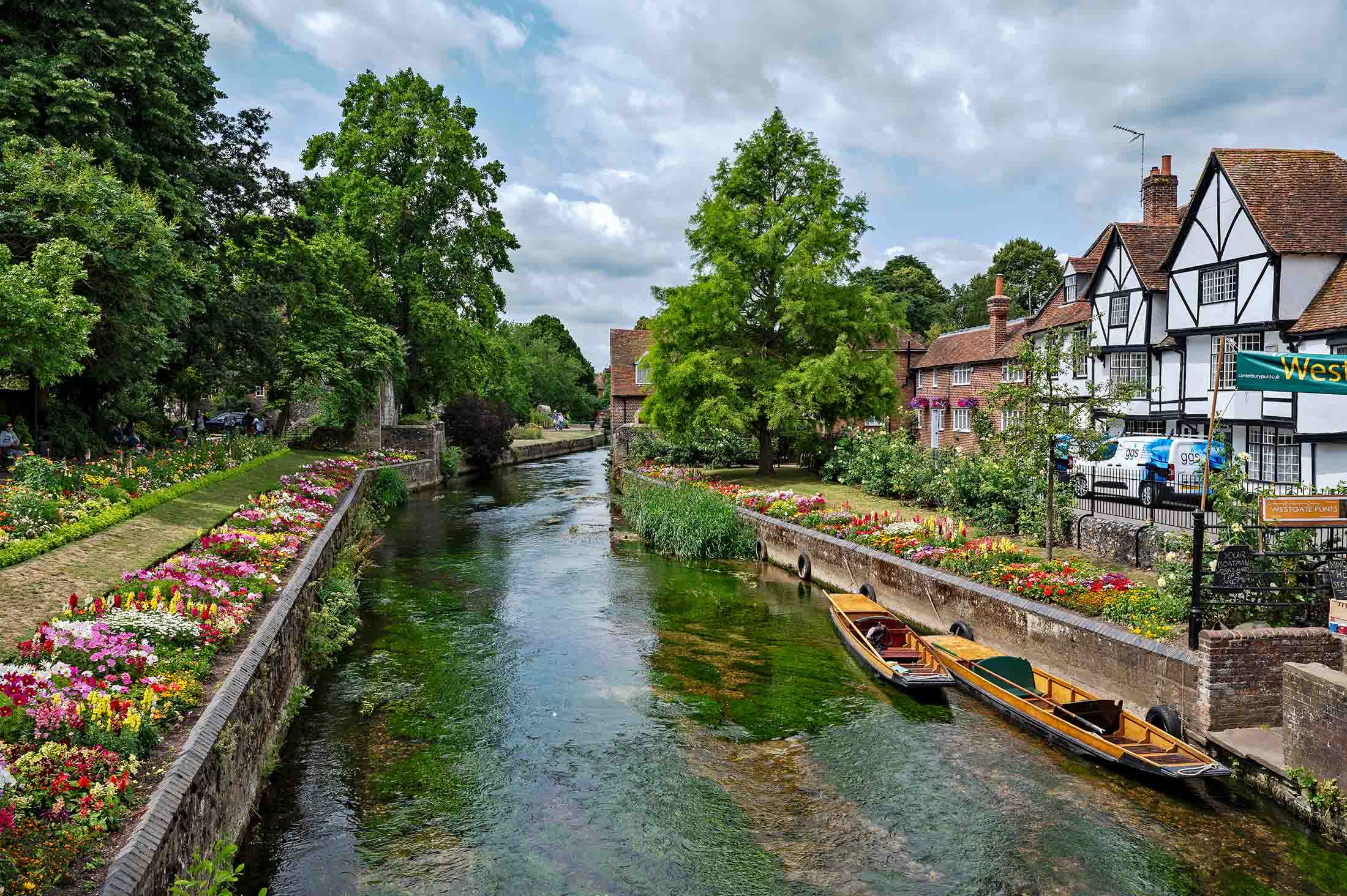 A view of Westgate Gardens Canterbury